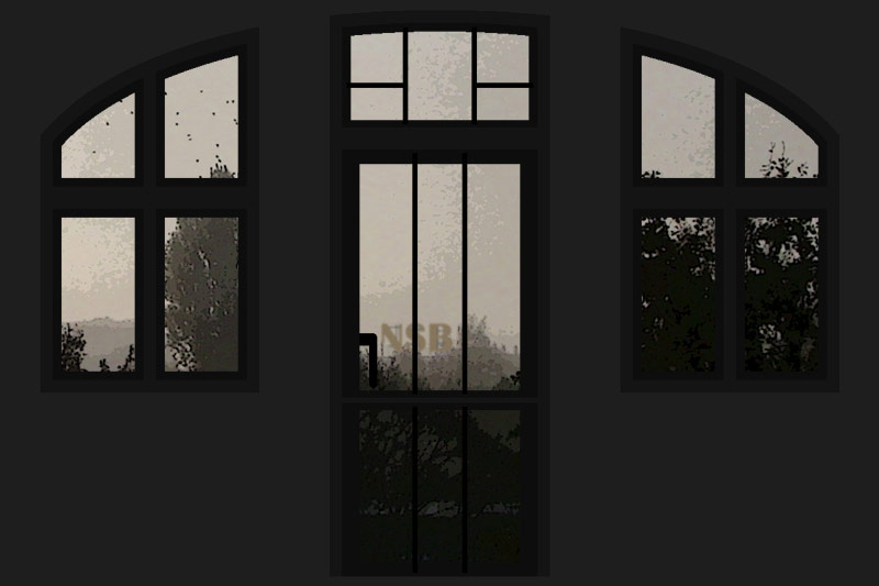 Berlin, Blick aus Toms Fenster auf den NSB